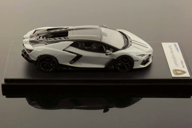 LOOKSMART LS543J 1/43 Lamborghini Revuelto Grigio Hati / Verde Scandal Livery - image 5