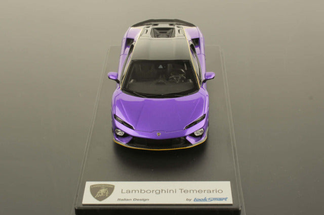 LOOKSMART LS555F 1/43 Lamborghini Temerario Alleggerita Package Viola Pasifae - image 6