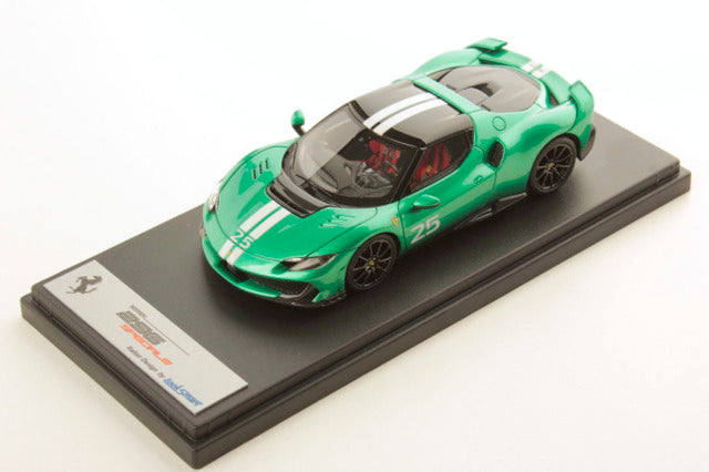 LOOKSMART LS564A 1/43 Ferrari 296 Speciale Verde Nurburgring with Livery - image 1