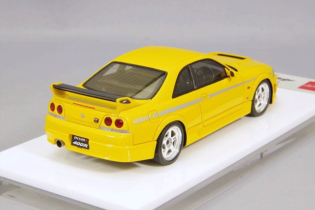 Make Up EIDOLON EM397A 1/43 Nissan NISMO 400R (BCNR33) 1996 Yellow - image 3