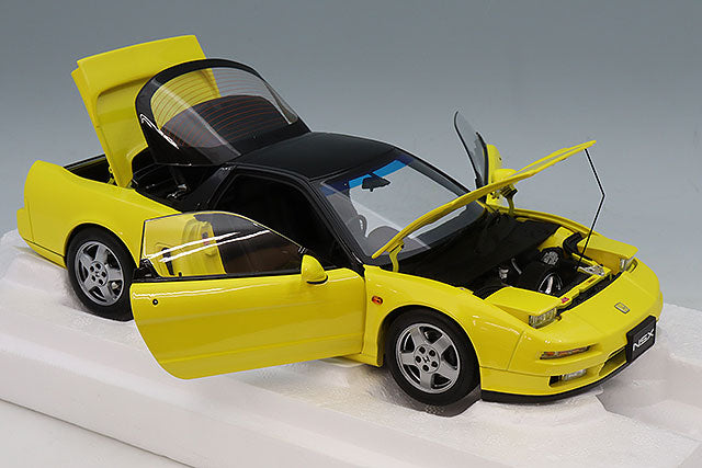 LCD Models LCD18022YE 1/18 Honda NSX NA1 Yellow Diecast - view 4