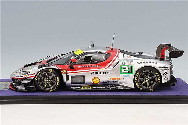 Looksmart LS18LM056 1/18 Ferrari 296 LMGT3 Le Mans #21 AF Corse Class 2nd 2025 - view 2