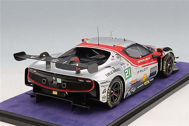 Looksmart LS18LM056 1/18 Ferrari 296 LMGT3 Le Mans #21 AF Corse Class 2nd 2025 - view 3
