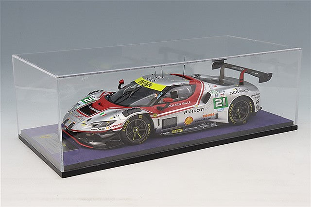 Looksmart LS18LM056 1/18 Ferrari 296 LMGT3 Le Mans #21 AF Corse Class 2nd 2025 - view 4