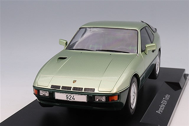 Model Car Group MCG18660 1/18 Porsche 924 Turbo 1979 Light Green/Dark Green Diecast - view 1