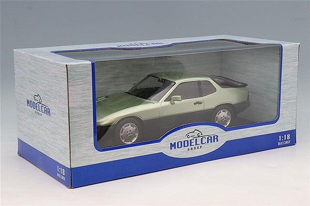 Model Car Group MCG18660 1/18 Porsche 924 Turbo 1979 Light Green/Dark Green Diecast - view 4