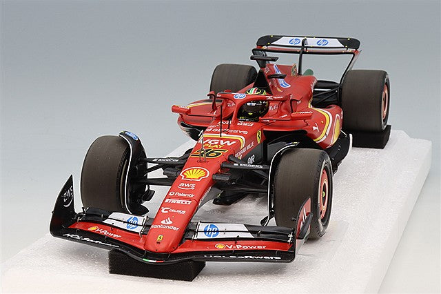 Minichamps x BBR PBBR241846 1/18 Ferrari SF-24 F1 Italian GP Winner #16 C. Leclerc 2024 - view 1