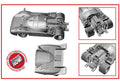 Montegrosso MTG003 1/43 Ferrari 512S Sebring 12H 1970 Winner I.Giunti / N.Vaccarella / M.Andretti Metal Model Kit - image 1