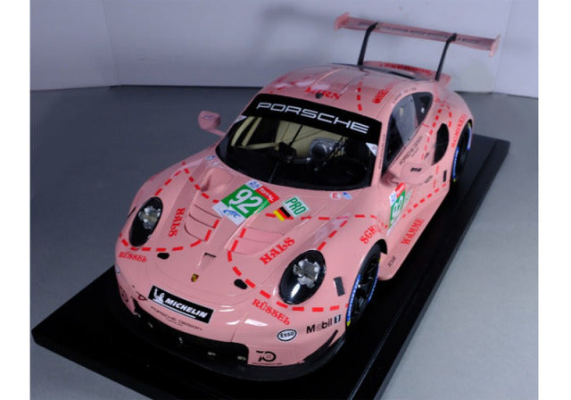 Profil24 P1208 1/12 Porsche 911 RSR n.92 Le Mans 2018 Pink Pig Resin Model Kit - image 1