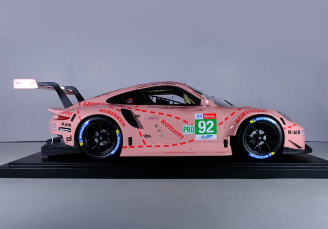 Profil24 P1208 1/12 Porsche 911 RSR n.92 Le Mans 2018 Pink Pig Resin Model Kit - image 7