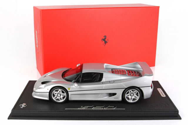 BBR P18189EV 1/18 Ferrari F50 Coupe 1995 Argento Nurburgring Limited 48pcs (with Display Case) - image 10