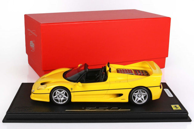BBR P18190BV 1/18 Ferrari F50 Spider 1995 Yellow Limited 139pcs (with Display Case) - image 10