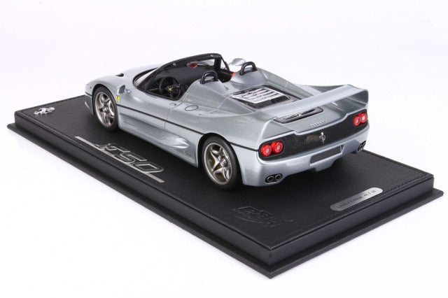 BBR P18190DV 1/18 Ferrari F50 Spider 1995 Titanium Grey Limited 56pcs (with Display Case) - image 2
