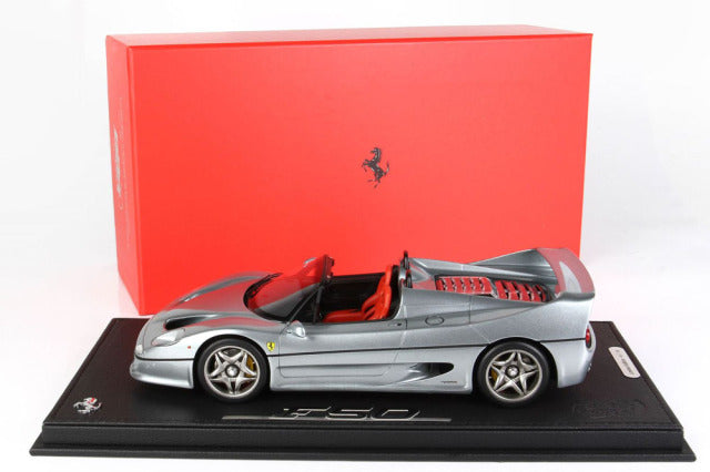 BBR P18190DV 1/18 Ferrari F50 Spider 1995 Titanium Grey Limited 56pcs (with Display Case) - image 9