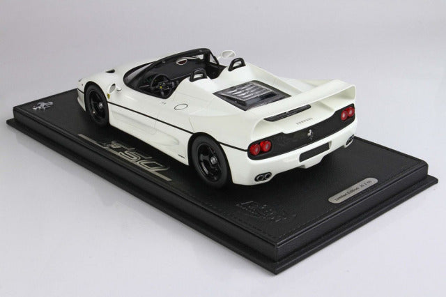 BBR P18190F1V 1/18 Ferrari F50 Spider 1995 Avus White / Race wheels Limited 50pcs (with Display Case) - image 2