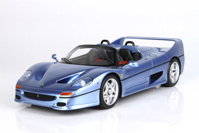 BBR P18190GV 1/18 Ferrari F50 Spider 1995 California Light Blue Metallic Limited 56pcs (with Display Case) - image 3