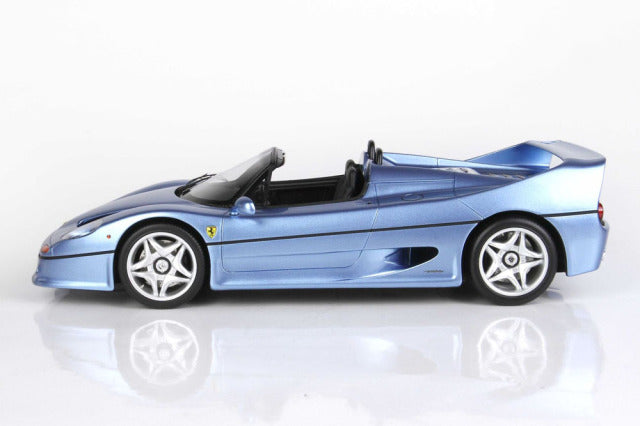 BBR P18190GV 1/18 Ferrari F50 Spider 1995 California Light Blue Metallic Limited 56pcs (with Display Case) - image 4