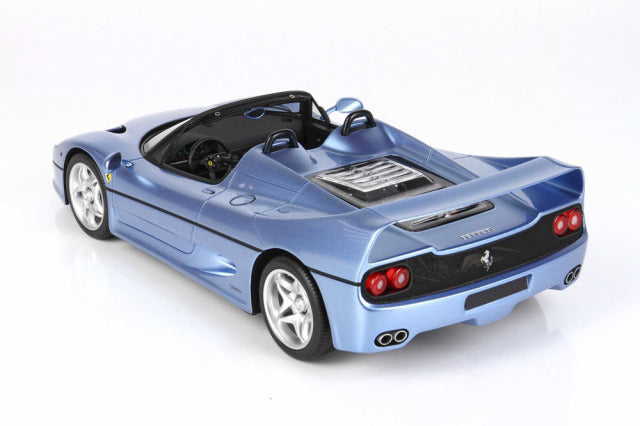 BBR P18190GV 1/18 Ferrari F50 Spider 1995 California Light Blue Metallic Limited 56pcs (with Display Case) - image 5