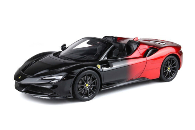 BBR P18194RBD 1/18 Ferrari SF90 Spider Magma Red and Black Limited 90pcs (with Display Case) - image 3
