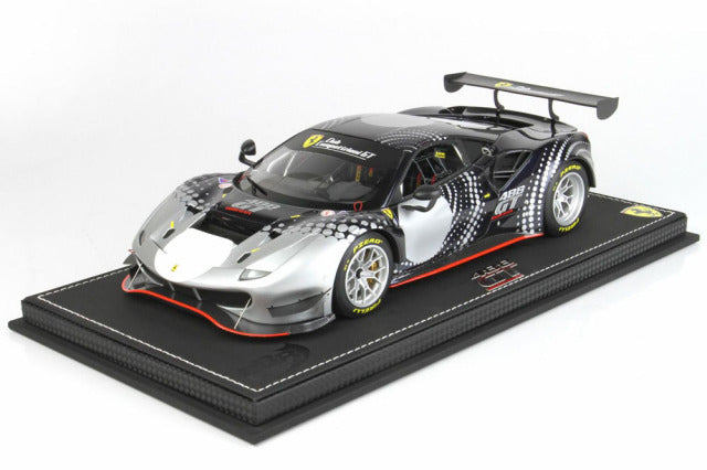 BBR P18203DV 1/18 Ferrari 488 Modificata Blu Nart Livery Limited 128pcs (with Display Case) - image 1