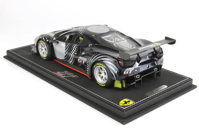 BBR P18203DV 1/18 Ferrari 488 Modificata Blu Nart Livery Limited 128pcs (with Display Case) - image 2
