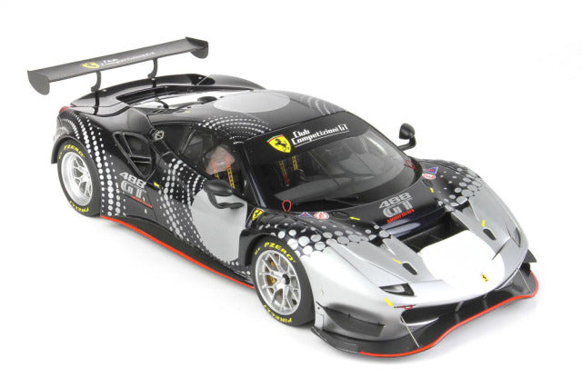 BBR P18203DV 1/18 Ferrari 488 Modificata Blu Nart Livery Limited 128pcs (with Display Case) - image 6
