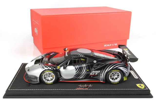 BBR P18203DV 1/18 Ferrari 488 Modificata Blu Nart Livery Limited 128pcs (with Display Case) - image 9