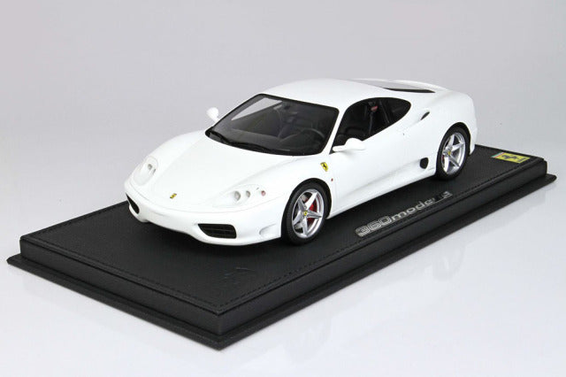 BBR P18204CV 1/18 Ferrari 360 Modena Manual Transmission Avus White Limited 48pcs (with Display Case) - image 1