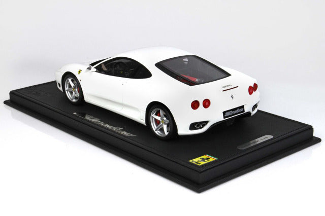 BBR P18204CV 1/18 Ferrari 360 Modena Manual Transmission Avus White Limited 48pcs (with Display Case) - image 2