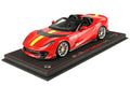 BBR P18209CV 1/18 Ferrari 812 Competizione A Rosso Corsa / Racing Giallo FLY Stripe Limited 200pcs (with Display Case) - image 1