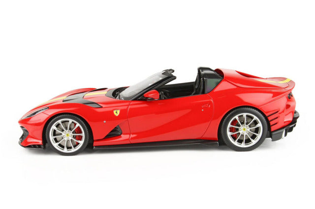 BBR P18209CV 1/18 Ferrari 812 Competizione A Rosso Corsa / Racing Giallo FLY Stripe Limited 200pcs (with Display Case) - image 4