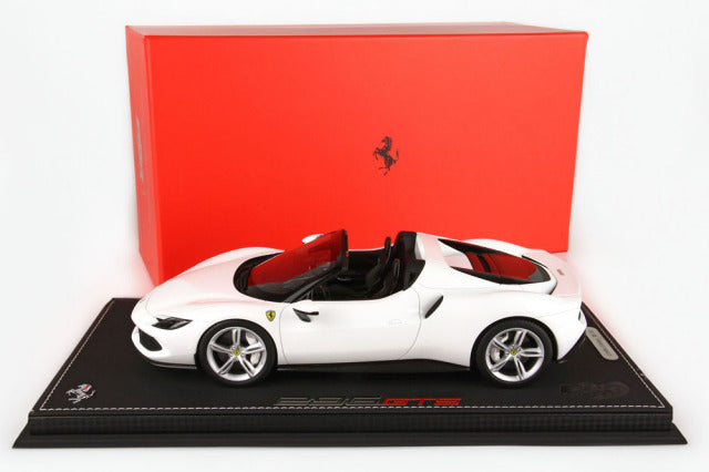 BBR P18215B1V 1/18 Ferrari 296GTS Bianco Cervino / Silver wheels Limited 50pcs (with Display Case) - image 7