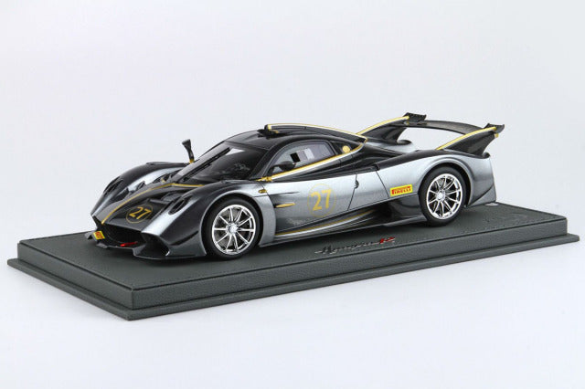 BBR P18218BV 1/18 Pagani Huayra R Met Grey Limited 150pcs (with Display Case) - image 1