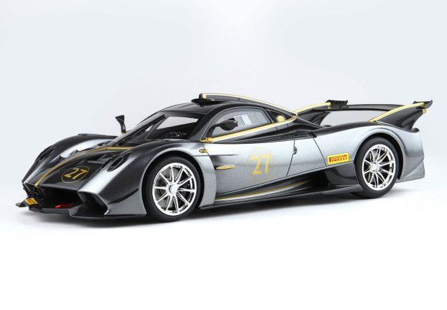 BBR P18218BV 1/18 Pagani Huayra R Met Grey Limited 150pcs (with Display Case) - image 3