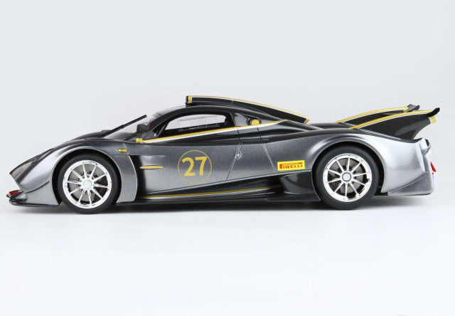 BBR P18218BV 1/18 Pagani Huayra R Met Grey Limited 150pcs (with Display Case) - image 4