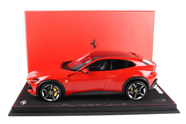 BBR P18219BCFV 1/18 Ferrari Purosangue Rosso Corsa / Carbon Roof Limited 250pcs (with Display Case) - image 7