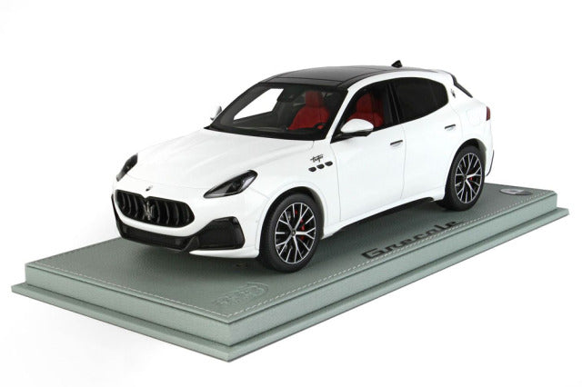 BBR P18220GV 1/18 Maserati Grecale Trofeo White Limited 28pcs (with Display Case) - image 1