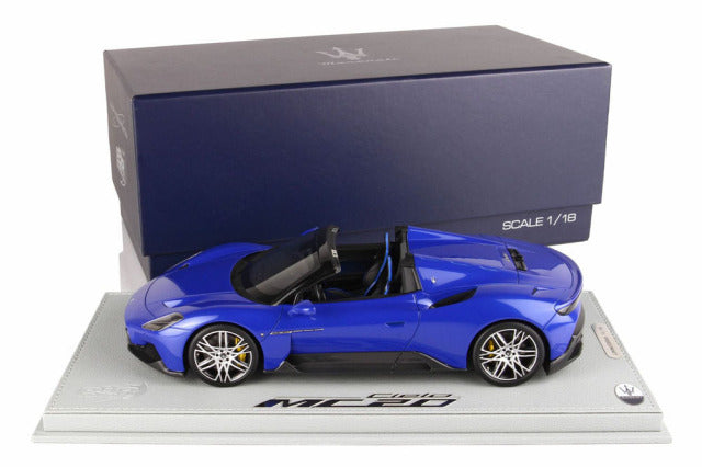 BBR P18222DV 1/18 Maserati MC20 CIELO Blu Infinito Limited 46pcs (with Display Case) - image 8