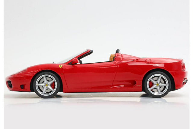BBR P18229AV 1/18 Ferrari 360 Modena Spider Manual Gear Rosso Corsa - Beige interior Limited 100pcs (with Display Case) - image 4