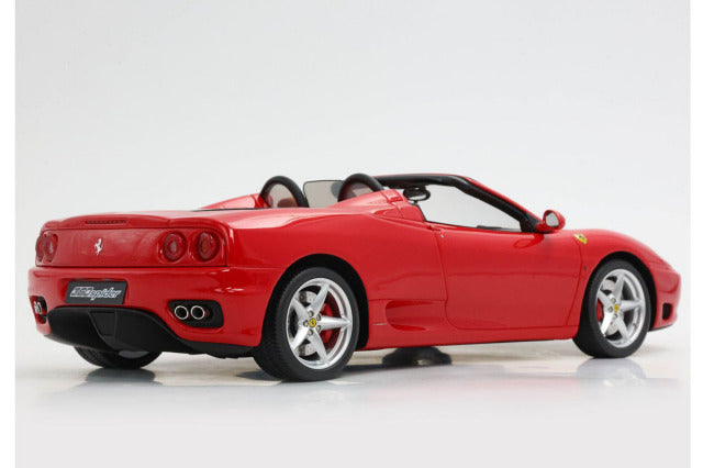 BBR P18229AV 1/18 Ferrari 360 Modena Spider Manual Gear Rosso Corsa - Beige interior Limited 100pcs (with Display Case) - image 5