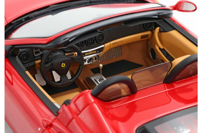 BBR P18229AV 1/18 Ferrari 360 Modena Spider Manual Gear Rosso Corsa - Beige interior Limited 100pcs (with Display Case) - image 7