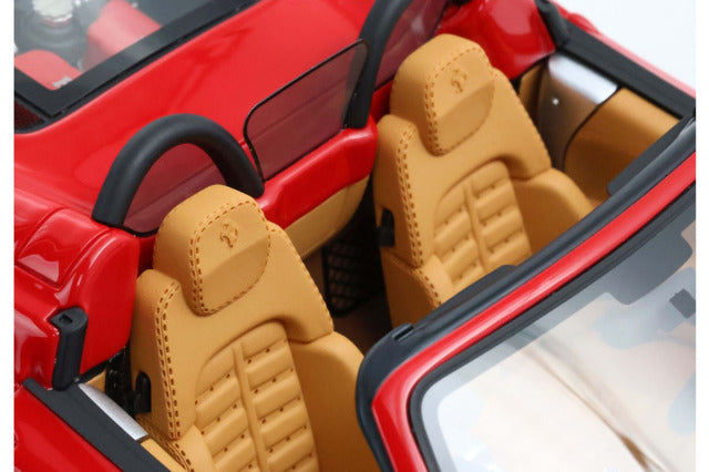BBR P18229AV 1/18 Ferrari 360 Modena Spider Manual Gear Rosso Corsa - Beige interior Limited 100pcs (with Display Case) - image 9