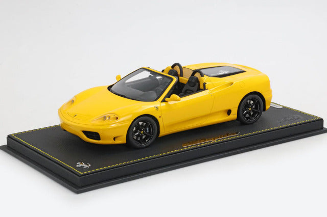 BBR P18229BV 1/18 Ferrari 360 Modena Spider Manual Gear Giallo Modena Limited 32pcs (with Display Case) - image 1