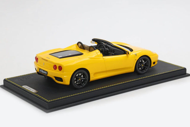BBR P18229BV 1/18 Ferrari 360 Modena Spider Manual Gear Giallo Modena Limited 32pcs (with Display Case) - image 2