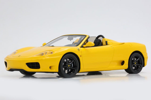 BBR P18229BV 1/18 Ferrari 360 Modena Spider Manual Gear Giallo Modena Limited 32pcs (with Display Case) - image 3