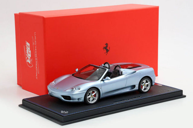 BBR P18229CV 1/18 Ferrari 360 Modena Spider Manual Gear Grigio Alloy - Black Limited 28pcs (with Display Case) - image 10