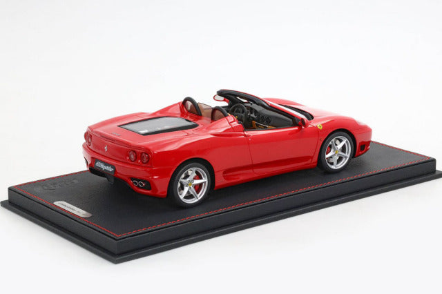 BBR P18232AV 1/18 Ferrari 360 Modena Spider Automatic Gear Rosso Corsa - Beige interior Limited 60pcs (with Display Case) - image 2