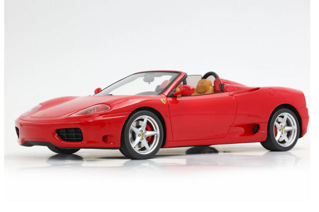 BBR P18232AV 1/18 Ferrari 360 Modena Spider Automatic Gear Rosso Corsa - Beige interior Limited 60pcs (with Display Case) - image 3
