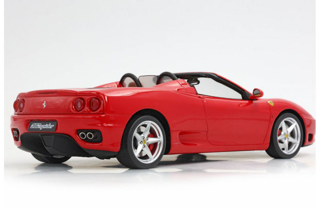 BBR P18232AV 1/18 Ferrari 360 Modena Spider Automatic Gear Rosso Corsa - Beige interior Limited 60pcs (with Display Case) - image 5