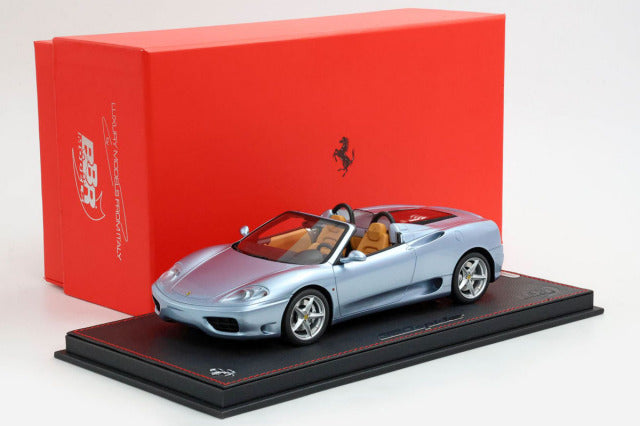 BBR P18232CV 1/18 Ferrari 360 Modena Spider Automatic Gear Grigio Alloy - Beige interior Limited 20pcs （with Display Case） - image 10
